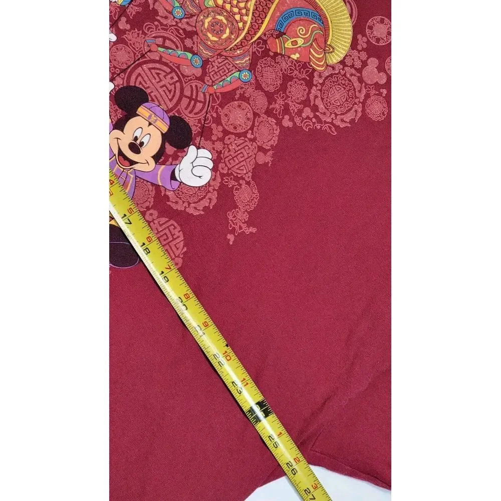 Disney Parks‎ Lunar New Year 2014 Chinese Red Adult Size 3XL Mickey Donald